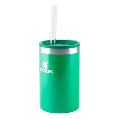 Can Cooler Porta Lata Com Canudo Stanley 296ml Clover Shimmer