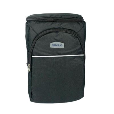 Mochila Térmica Cooler 18 Litros Impermeável Portátil Com Abridor De Garrafa preto