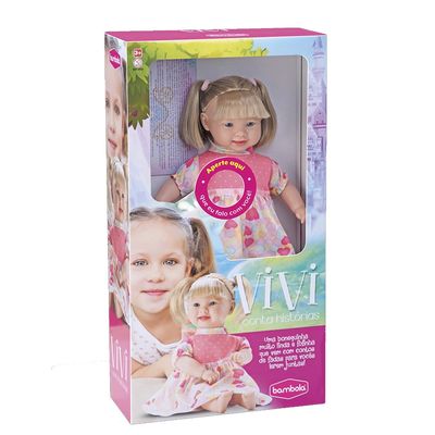 Boneca Bambola Vivi Conta Histórias