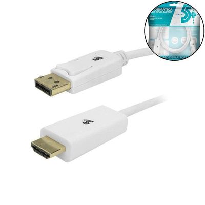 Cabo Displayport P- Hdmi 2m Branco
