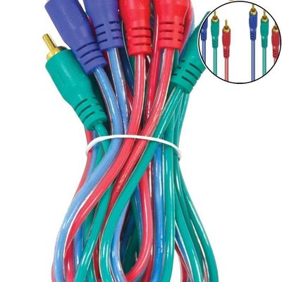 Cabo De Vídeo Componente Rgb Ypbpr 2m