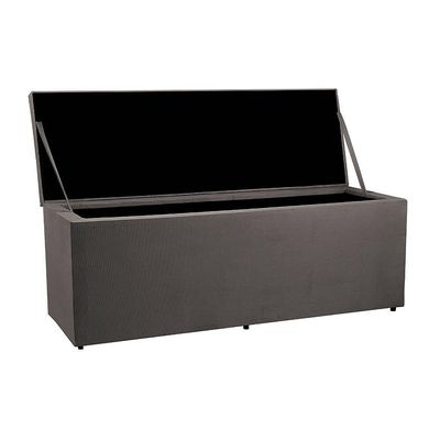 Recamier Baú 1,40m Madrid Suede Cinza Dal Poz Estofados