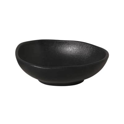Conjunto de Cumbucas Ovais Orgânico Matte 265ml 6 Peças Porto Brasi Preto