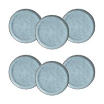 Conjunto de Pratos de Sobremesa Linhas Breeze 21,5cm 6 Peças Porto Brasil