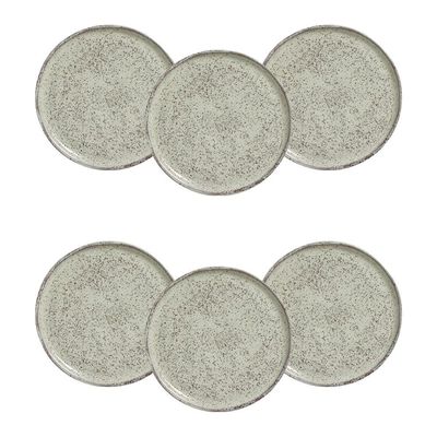 Conjunto de Pratos para Pão Bio Pistache 6 Peças Porto Brasil Verde