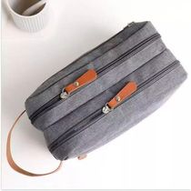 Bolsa Necessaire Masculina Feminina Organizadora Multifuncional Portátil Viagem Trabalho Impermeável Cor:cinza;gênero:un