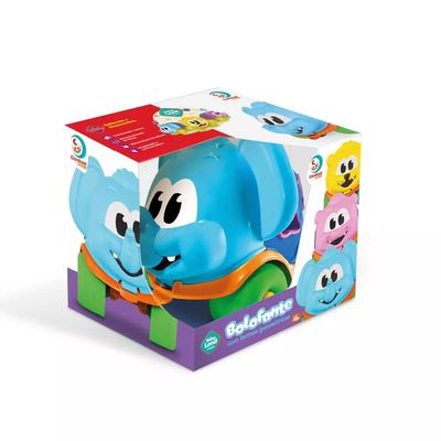 Brinquedo Bolofante Cardoso Baby Land com Formas Geométricas