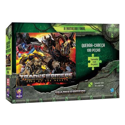 Quebra-Cabeça Mimo Transformers A Batalha Final 100 Peças