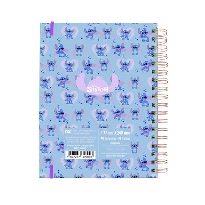 Caderno Colegial 1/4 DAC Smart Stitch 80 Folhas