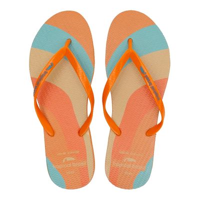 Chinelo Tropical Brasil Slim Estampado 35-36