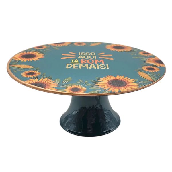 Suporte para Doces Juninos FlorArte Girassóis Coloridos 22x10cm Suporte para Doces Juninos FlorArte Girassóis Coloridos 22x10cm