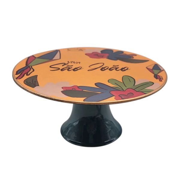 Suporte para Doces Juninos FlorArte Chita Colorida 22x10cm Suporte para Doces Juninos FlorArte Chita Colorida 22x10cm