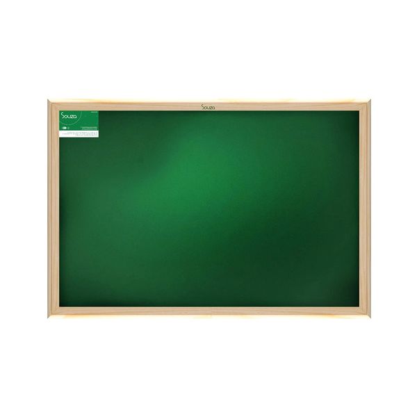 Quadro Verde Souza com Moldura de Madeira 60x40cm