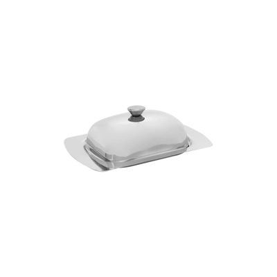 Manteigueira em Aço Inox Le Chef 6x12,5cm