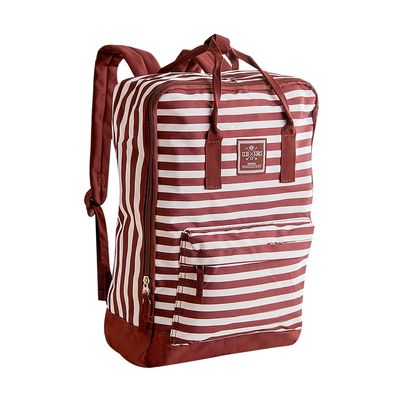 Mochila Teen Clio Quadrada Listrada Modelo MF8021 - Item Sortido