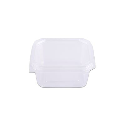 Pote Prafesta Quadrado com Tampa 150ml com 20 Unidades