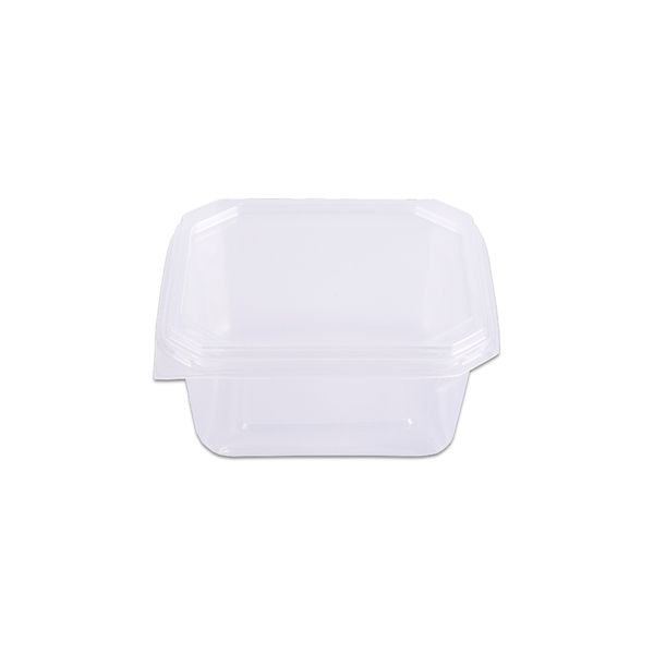 Pote Prafesta Quadrado com Tampa 150ml com 20 Unidades Pote Prafesta Quadrado com Tampa 150ml com 20 Unidades