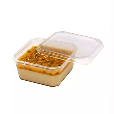 Pote Prafesta Quadrado com Tampa 150ml com 20 Unidades