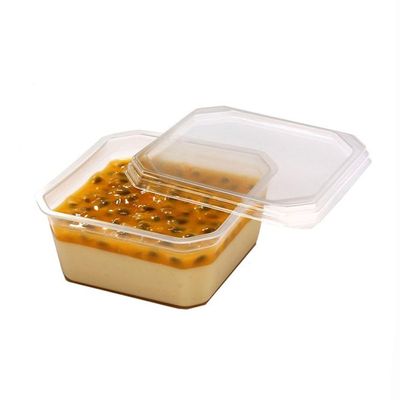 Pote Prafesta Quadrado com Tampa 150ml com 20 Unidades