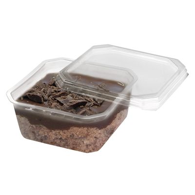 Pote Prafesta Quadrado com Tampa 150ml com 20 Unidades
