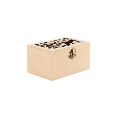 Caixa Mdf Le com Tampa Vazada 15x10x8cm