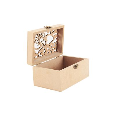 Caixa Mdf Le com Tampa Vazada 15x10x8cm