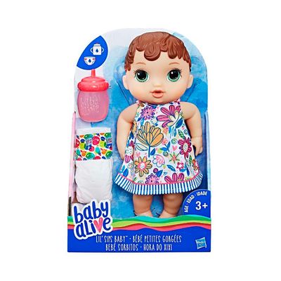 Boneca Baby Alive Hora do Xixi Morena