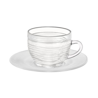 Conjunto de Xícaras de Chá Wheaton Cristal 6 Peças 200ml