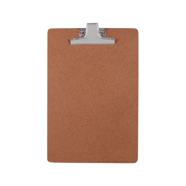 Prancheta Souza Duratex Kraft Ofício Prendedor Zincado Grande 23x33cm