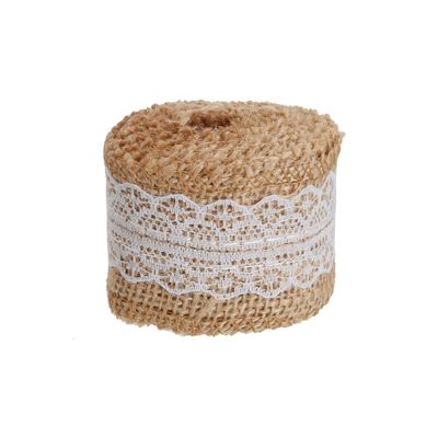 Fita de Juta Le Natural com Renda 5cmx2m