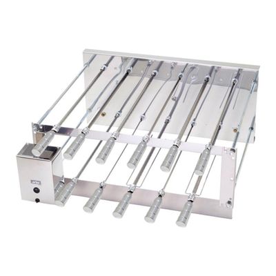 Churrasqueira Giratória Rotativa Aço Inox Crid 11 Espetos Bivolt