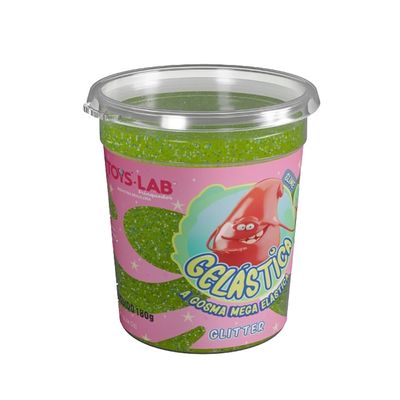 Slime Gelástica Toys Lab com Glitter - Item Sortido