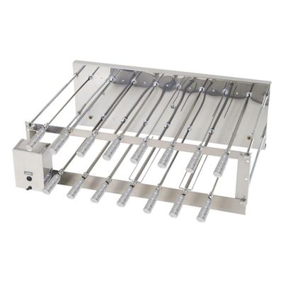 Churrasqueira Giratória Rotativa Aço Inox Crid 15 Espetos Bivolt