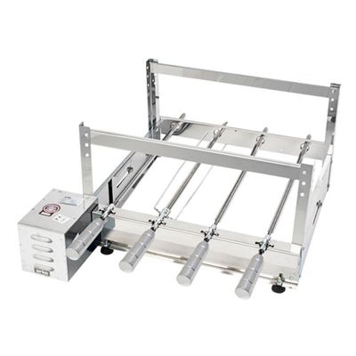 Churrasqueira Giratória Rotativa Aço Inox GBI 04 Espetos Bivolt