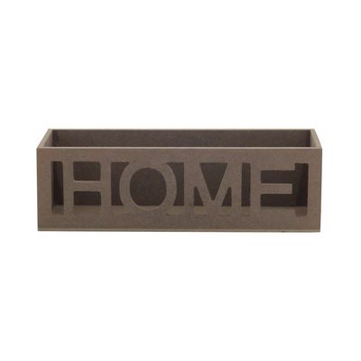 Organizador Mdf Palavras Vazado 27x7x7cm