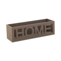 Organizador Mdf Palavras Vazado 27x7x7cm