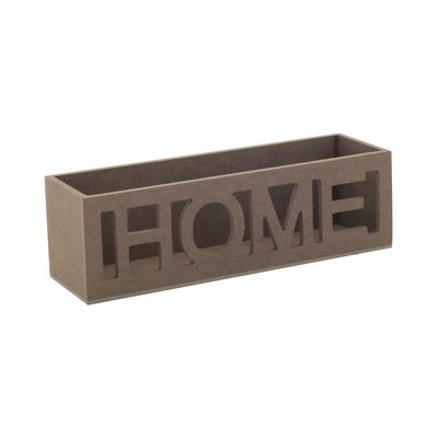Organizador Mdf Palavras Vazado 27x7x7cm