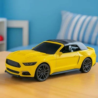 Carro Conversível Amarelo Roda Esportiva Brinquedo Infantil