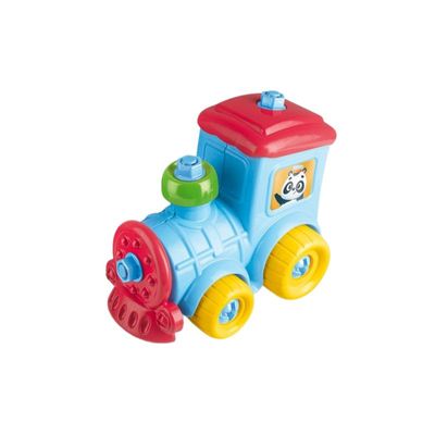 Kit com Moto e Trem Brinquedo Infantil Multicolorido