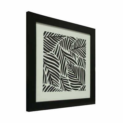 Quadro Decorativo 22x22cm Le Selva MDF Preto