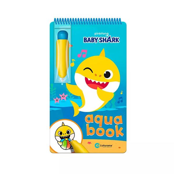 Livro Infantil Culturama Aqua Book Baby Shark