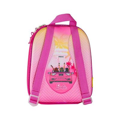 Mochila Escolar Infantil de Costas Barbie Conversível Rosa