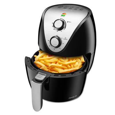 Fritadeira Elétrica Air Fryer Mondial Family AF-30 3,5L Preta - 220V