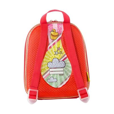 Mochila Escolar Infantil de Costas Branca de Neve Vermelha