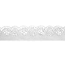 Bordado Inglês de Poliéster Nybc CTL18 2,5cm com 13,70m Branco