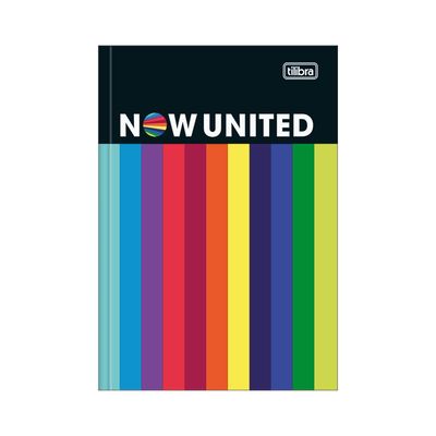Caderno Brochura Tilibra Capa Dura 1/4 Now United Capas Diversas - Item Sortido