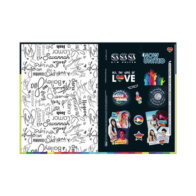 Caderno Brochura Tilibra Capa Dura 1/4 Now United Capas Diversas - Item Sortido