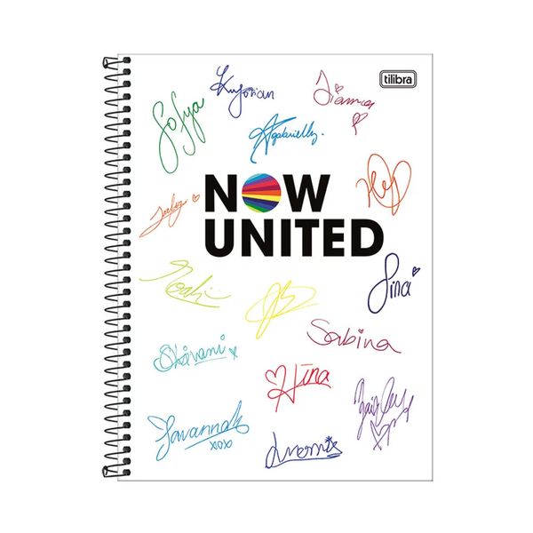 Caderno Universitário Tilibra Espiral Capa Dura Now United 10 Matérias Capas Diversas - Item Sortido Caderno Universitário Tilibra Espiral Capa Dura Now United 10 Matérias Capas Diversas - Item Sortido