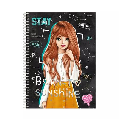 Caderno Universitário Foroni Amigas para Sempre 10 Matérias 160 Folhas Capas Diversas - Item Sortido