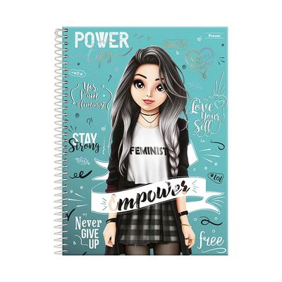 Caderno Universitário Foroni Amigas para Sempre 10 Matérias 160 Folhas Capas Diversas - Item Sortido